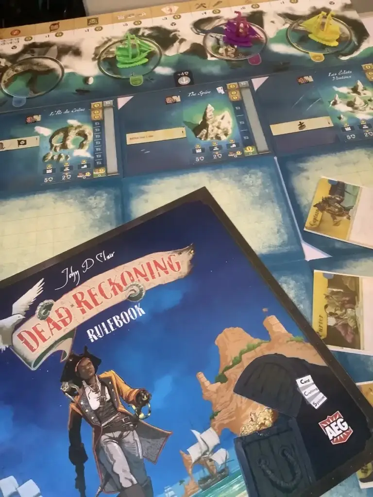 Règle et plateau de jeu Dead Reckoning