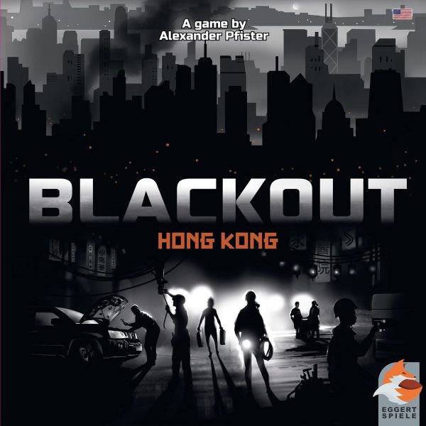 Boîte du jeu de société Blackout hong-kong